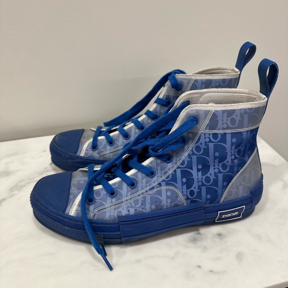 Dior Hightops Size 9 Blue